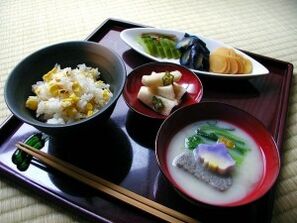 Japońskie jedzenie dietetyczne